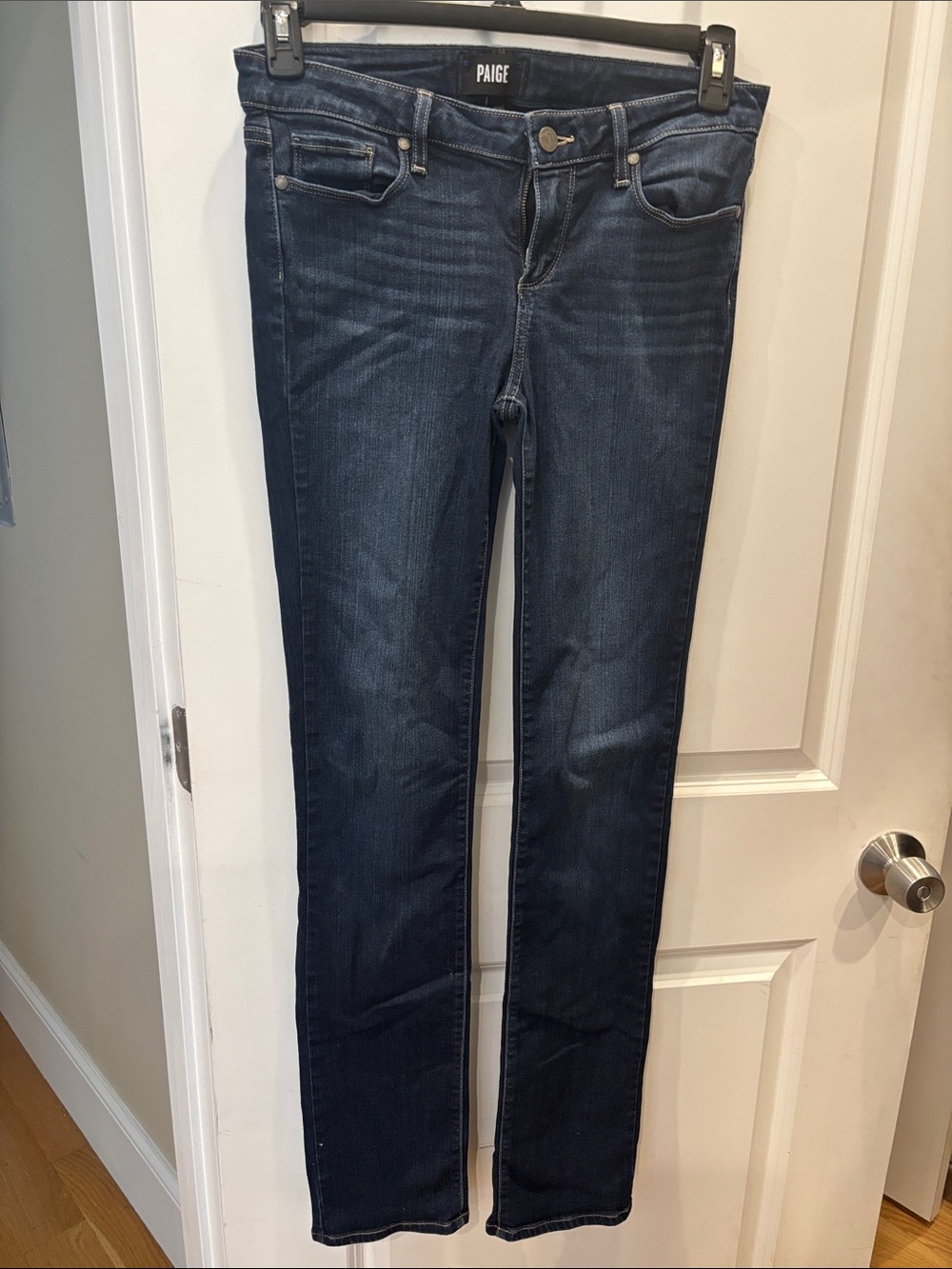 PAIGE Indigo Straight leg/ Skinny Jeans long